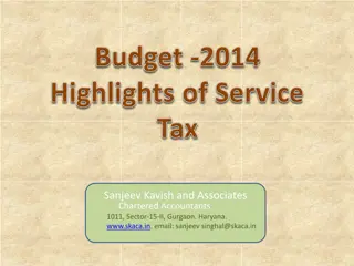 Changes in Service Tax: Impact on Broadcasting and Passenger Transport