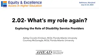 Exploring Disability Service Providers and Education Laws in Baltimore Conference 2024