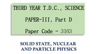 Crystal Geometry in Science Paper Code 3163: Symmetry Elements and Axes