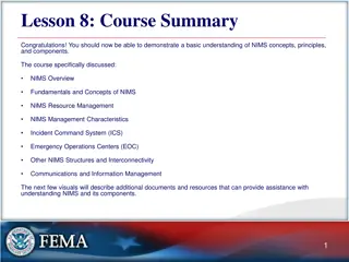 Understanding NIMS Framework and Resources
