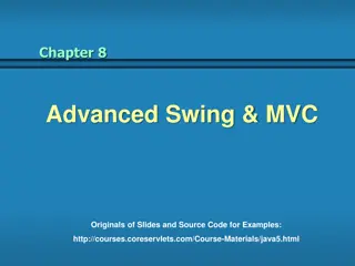 Advanced Swing and MVC Tutorial with Examples