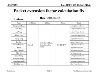 IEEE 802.11-16/1240r0 Packet Extension Factor Calculation Fix