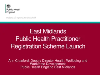 Launch of East Midlands Public Health Practitioner Registration Scheme