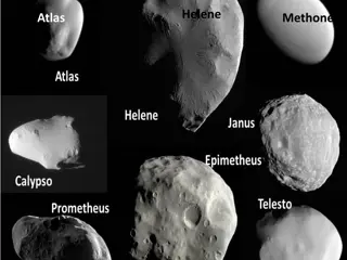 Stunning Views of Saturn's Moons by Cassini Probe
