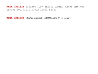 SeaTac Airport Weather Observation on January 2nd at 1153 UTC