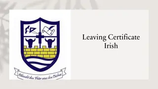 Understanding the Leaving Certificate Irish Exam Structure