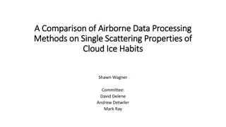 Comparison of Airborne Data Processing Methods on Cloud Ice Habits