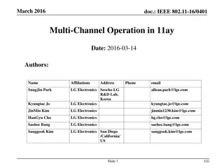 Multi-Channel Operation in IEEE 802.11ay for Improved Channel Utilization