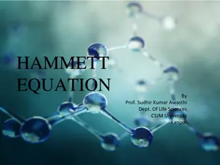 Understanding the Hammett Equation in Chemical Reactions