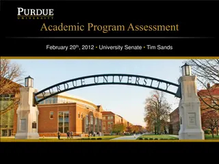 University Academic Program Assessment Overview