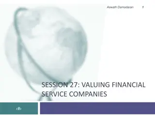 Valuing Financial Service Companies: Insights from Aswath Damodaran