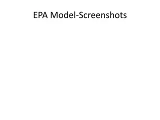 Insights on EPA Model Screenshots and Environmental Impact Studies