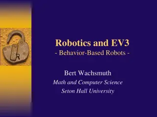 Behavior-Based Robots and Arbitration in Robotics with EV3