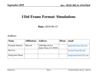 IEEE 802.11-19/1470r0 September 2019 Document Insights