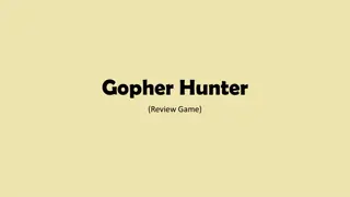 Thrilling Gopher Hunter Game Review