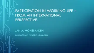 International Perspectives on Working Life and Participation