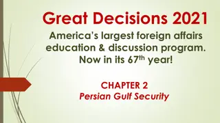 Persian Gulf Security: A Historical Timeline and Overview