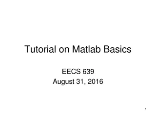 Mastering Matlab Basics: Essential Tips and Commands