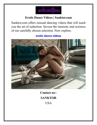 Erotic Dance Videos Sanktor.com