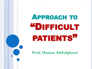 Effective Approach to Managing Difficult Patients in Healthcare