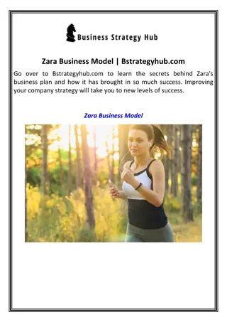 Zara Business Model  Bstrategyhub.com(Business Strategy Hub)