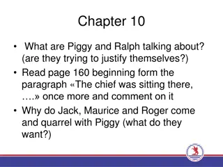 Analyzing Themes in Lord of the Flies - Chapters 10-12