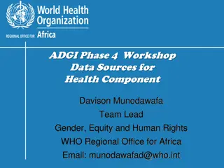 Data Sources for Health: Child Health, HIV/AIDS, and More