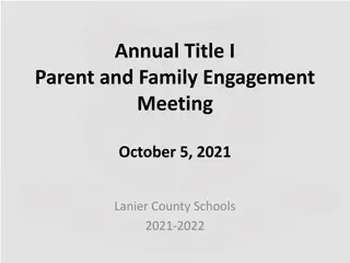 Understanding Title I Program in Lanier County Schools