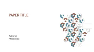 Insightful Research Findings on Paper Title and Author Affiliations