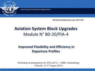 Efficiency and Flexibility in Aviation Departure Profiles