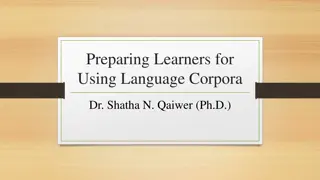 Using Language Corpora in Language Learning: Strategies and Tools