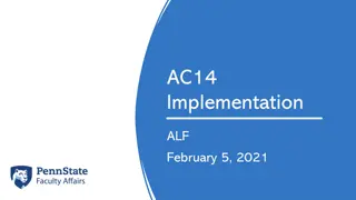 AC14 Implementation Process for Annual Faculty Reviews of Administrators