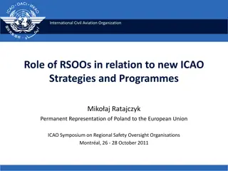 Evolution of Regional Safety Oversight Organisations in International Civil Aviation