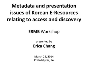 Effective Strategies for Enhancing Korean E-Resource Accessibility and Discovery