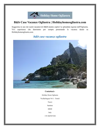 B&b Case Vacanze Ogliastra