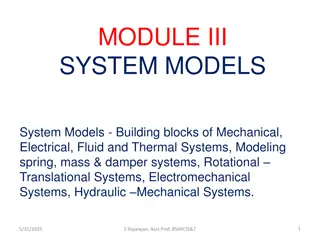 Understanding System Modeling: Building Blocks and Mathematical Models