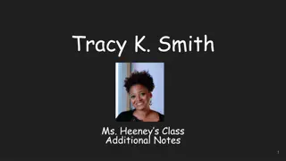 Tracy K. Smith: Power of Poetry and Personal Journey
