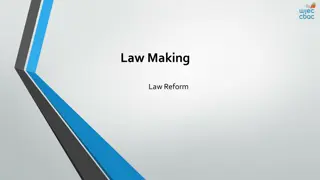 Understanding Law Reform and Influences on Legal Change