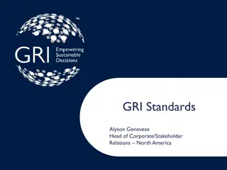 Insights into GRI Sustainability Reporting Standards