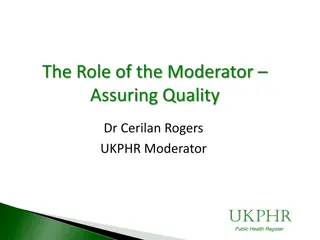 Assuring Quality in Public Health Registration Processes