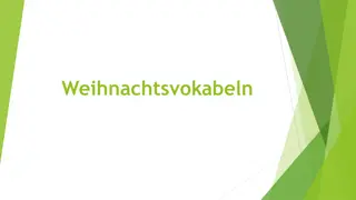 Learn German Christmas Vocabulary with Beautiful Images