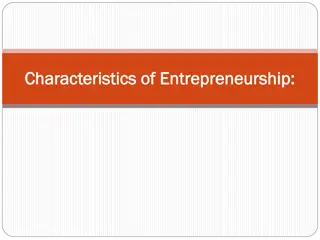 Key Characteristics for Successful Entrepreneurship