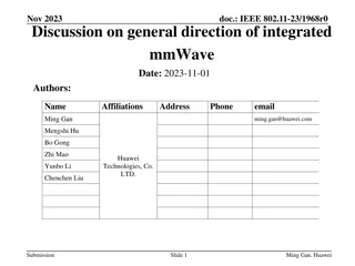 Integrated mmWave Technology Advancements in IEEE 802.11-23/1968r0 Document