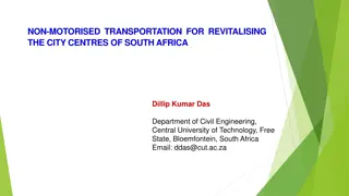 Non-Motorised Transportation for Revitalising City Centres in South Africa