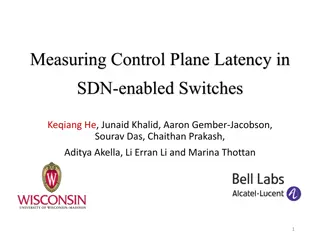 Understanding Latency Factors in SDN Control Plane Implementation