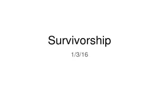 Population Growth Predictions Based on Survivorship Curves and Pyramids
