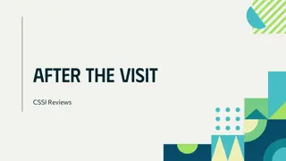 Completing the CSSI Visit: Feedback, Reporting, and Sharing Protocol