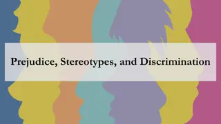 Understanding Prejudice, Stereotypes, and Discrimination Dynamics