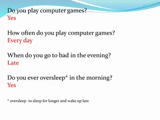 Expressions of Time and Daily Routine Dialogs