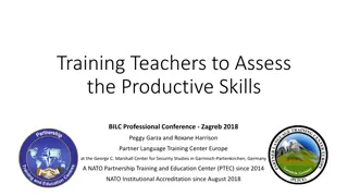 Training Teachers to Assess Productive Skills: Challenges and Strategies